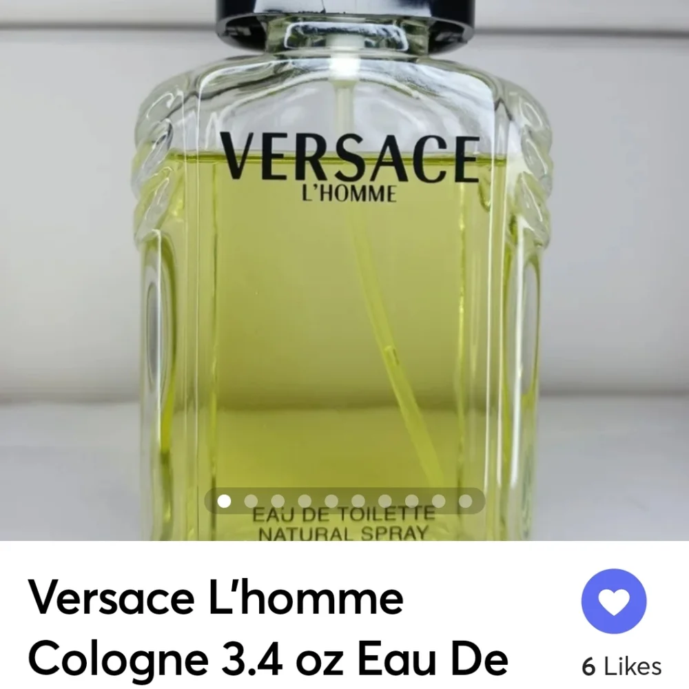 Versace L'homme Colog ne 3.4 oz Eau De Toil ette S pray for Men - Picture 2 of 11